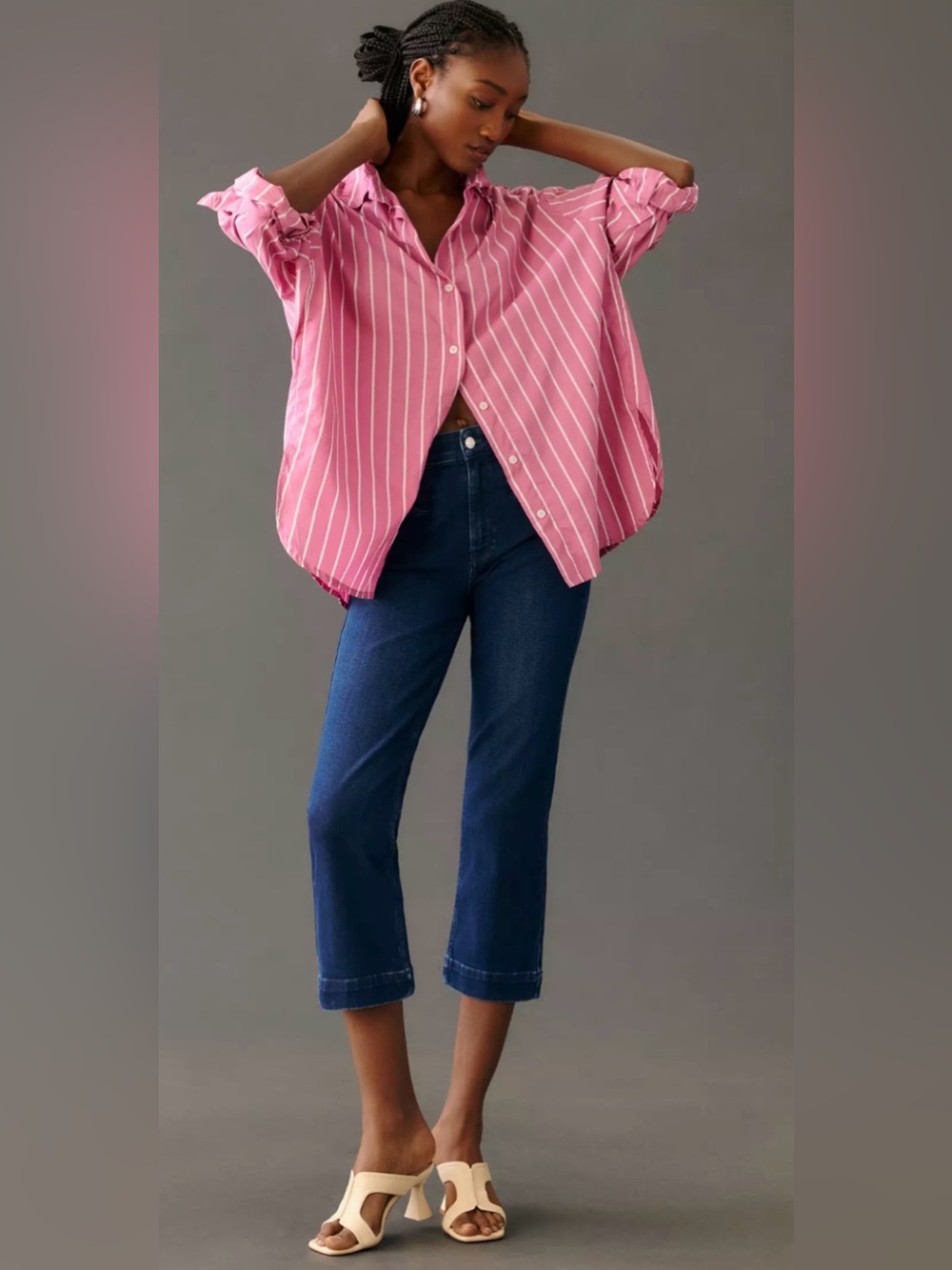 The Essential Slim High-Rise Straight Jeans by Maeve Size 29